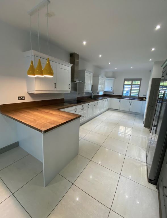 Kitchen Spray Painting